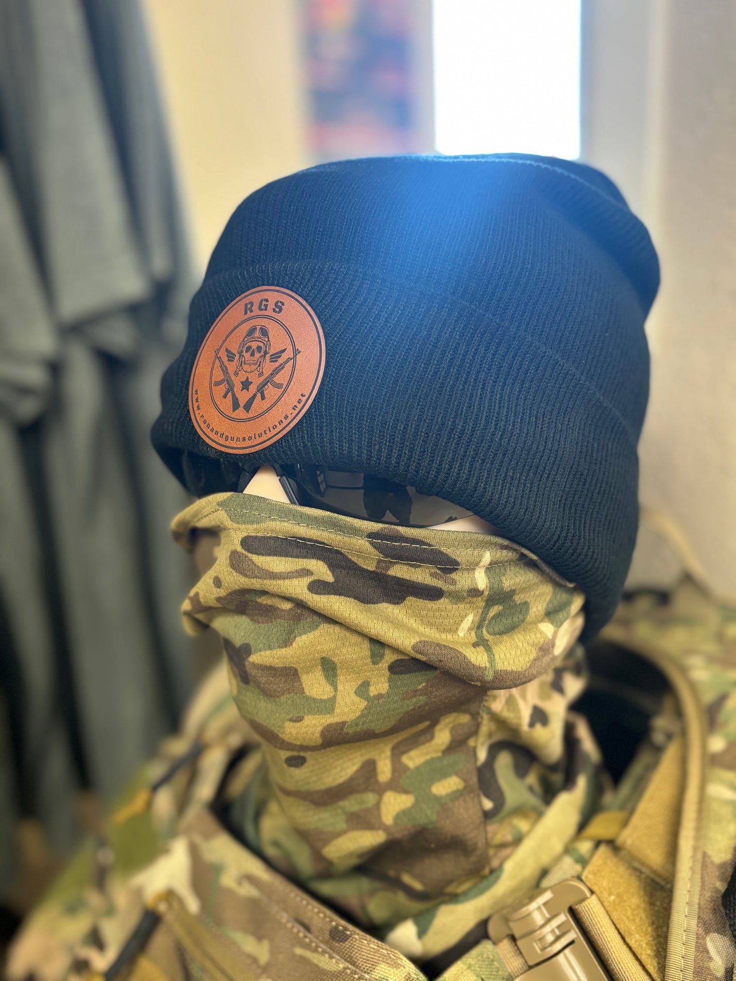 RGS LOGO BEANIE "WELL REGULATED MILITIA"