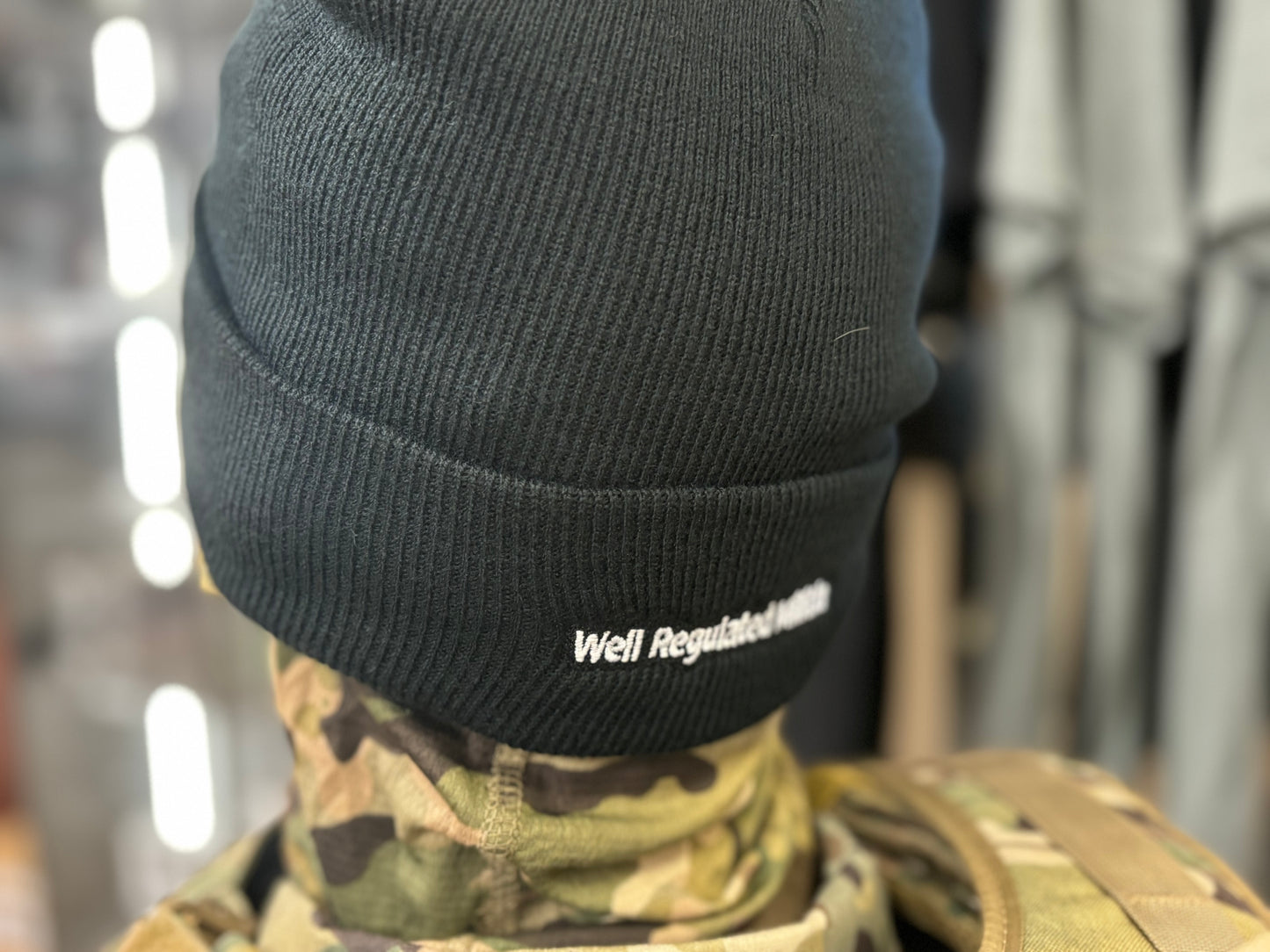RGS LOGO BEANIE "WELL REGULATED MILITIA"