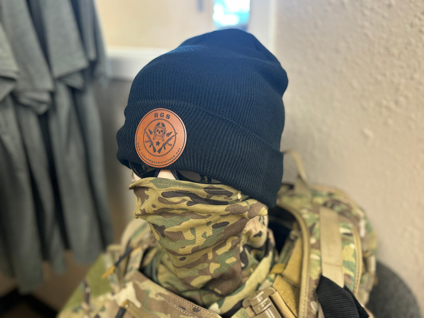 RGS LOGO BEANIE "WELL REGULATED MILITIA"