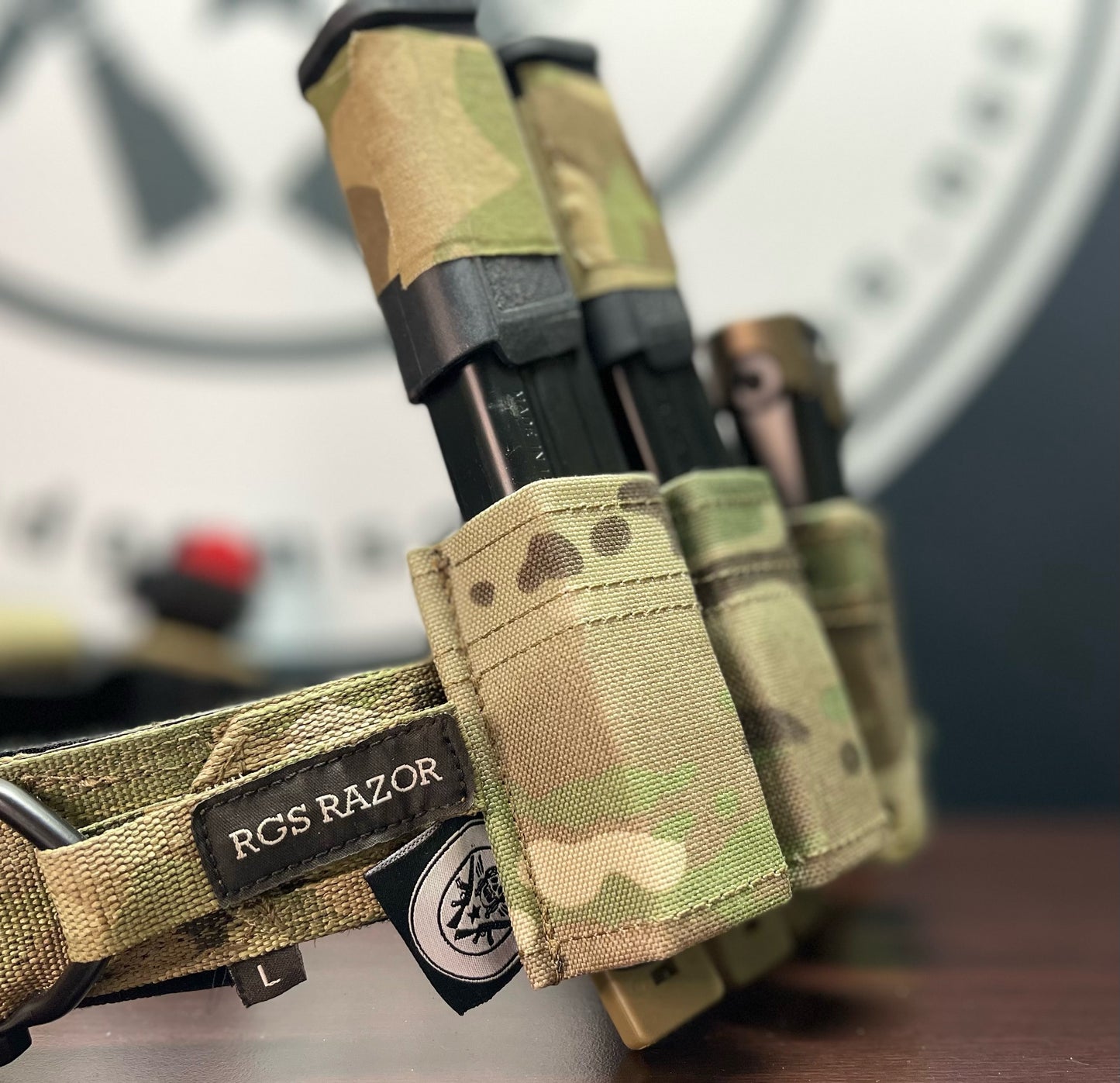 RGS Pancake Double Pistol Mag Pouch