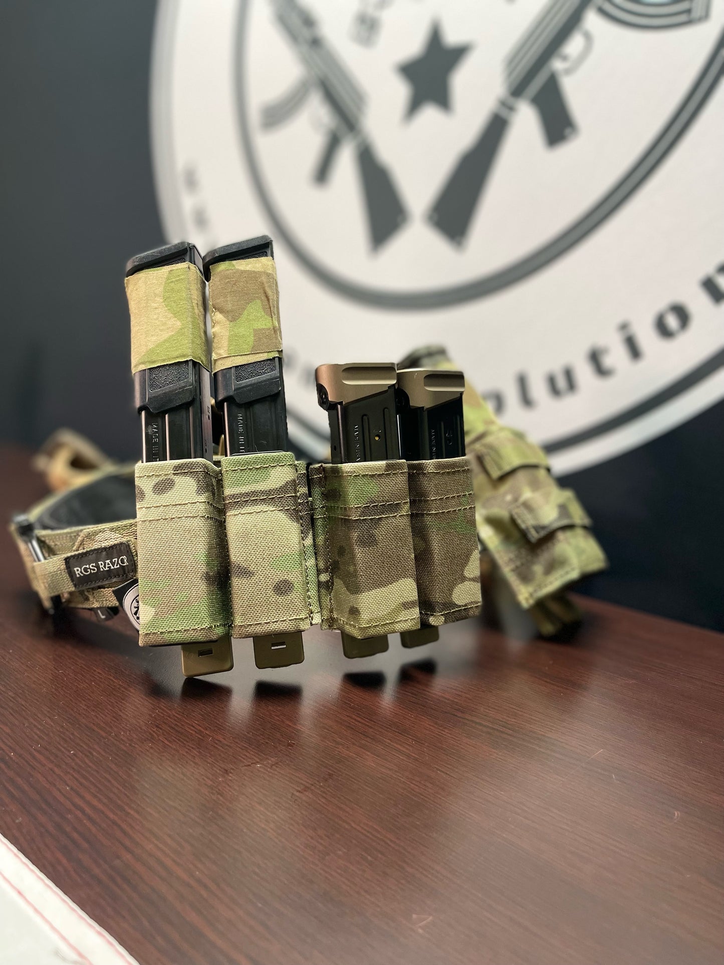 RGS Pancake Double Pistol Mag Pouch