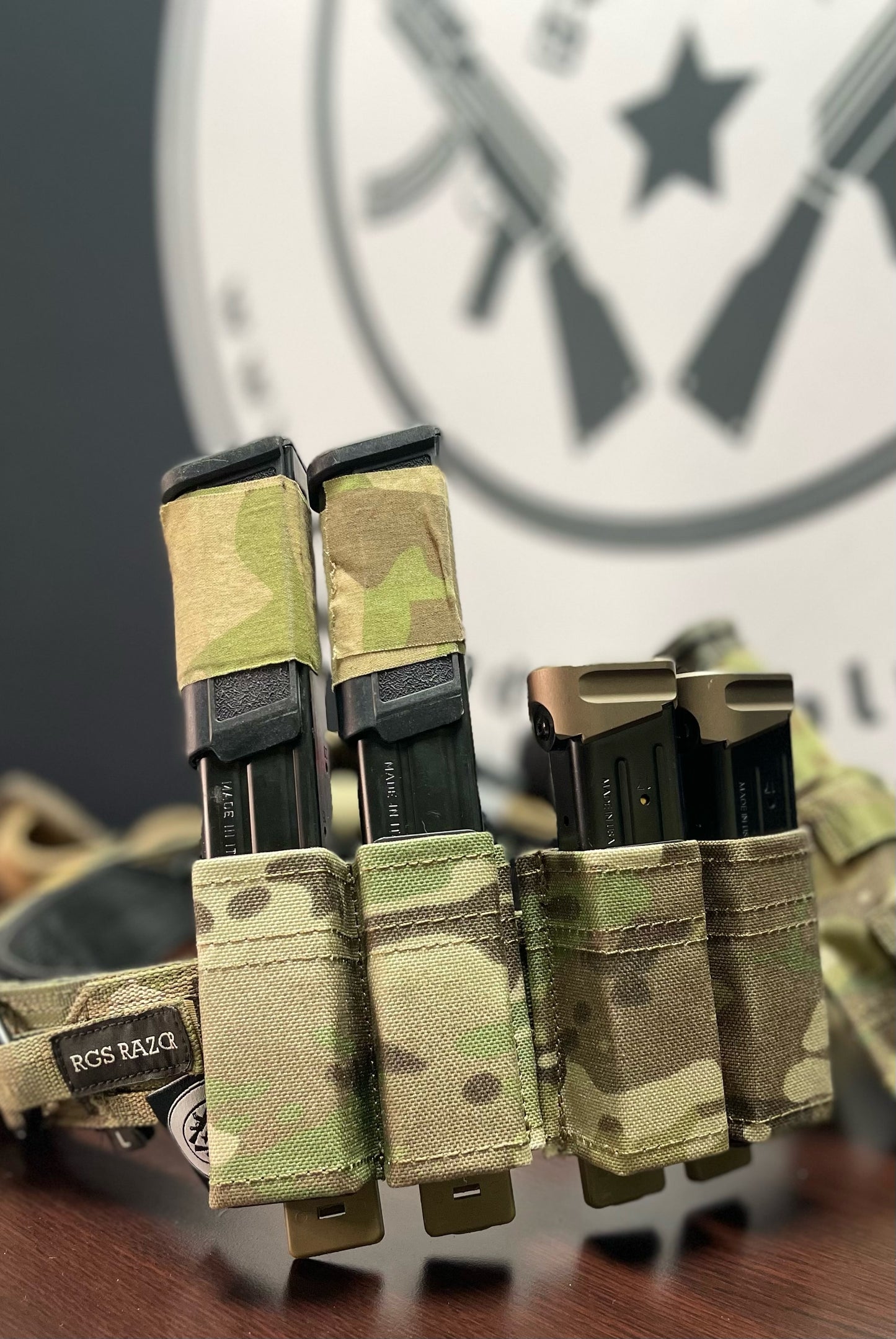 RGS Pancake Double Pistol Mag Pouch